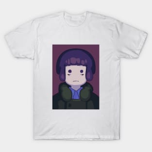 Purple hair girl T-Shirt